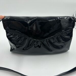 Vintage Korea Patent Crossbody Envelope Bag